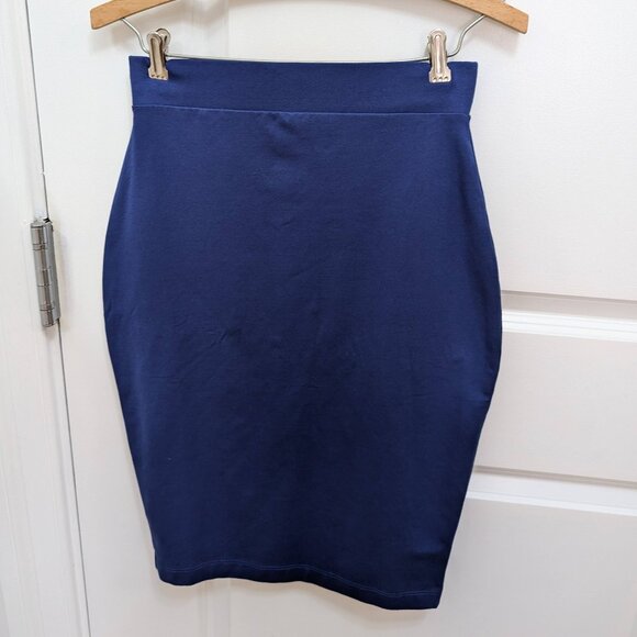 Universal Standard NWT Size 2-4 Royal Blue Danube Jersey Pencil Skirt - Picture 1 of 11